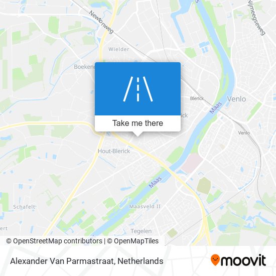 Alexander Van Parmastraat map