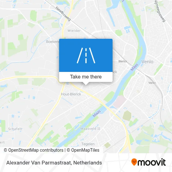 Alexander Van Parmastraat map