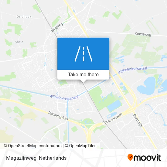 Magazijnweg map