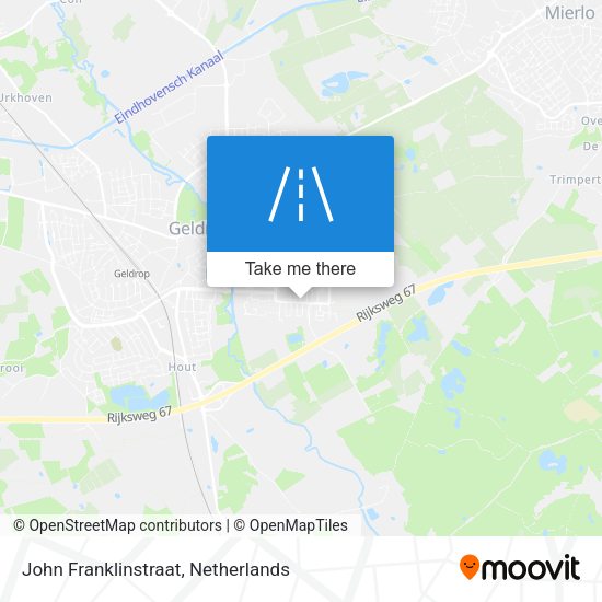 John Franklinstraat map