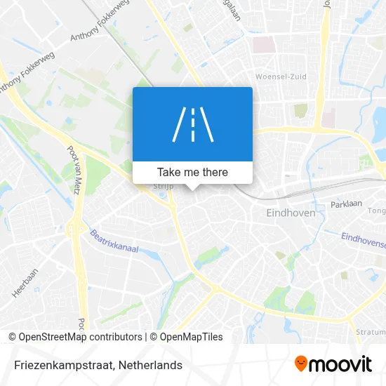 Friezenkampstraat map