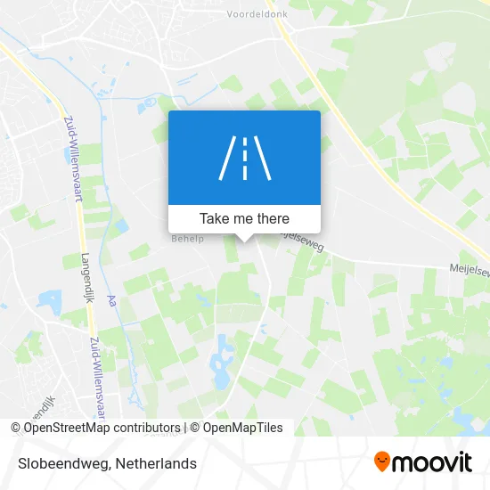 Slobeendweg map