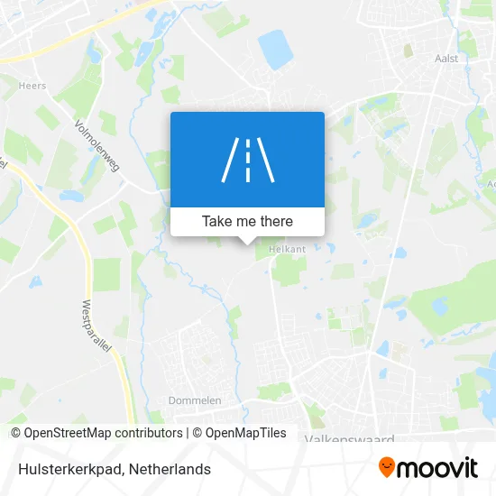 Hulsterkerkpad map