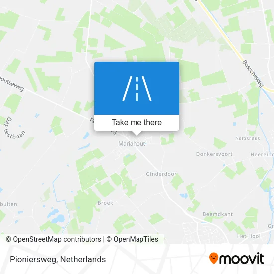 Pioniersweg map