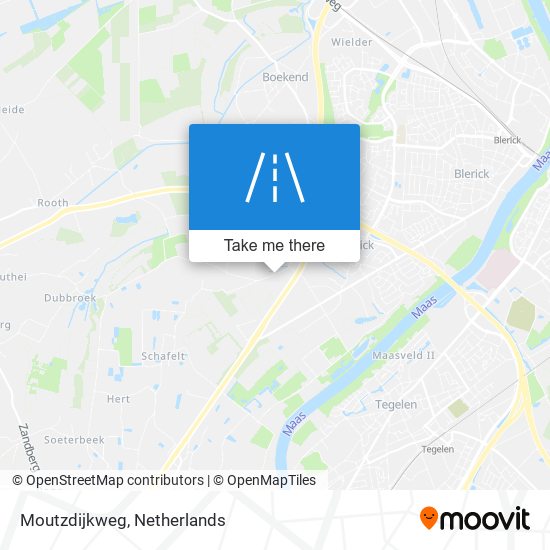 Moutzdijkweg Karte