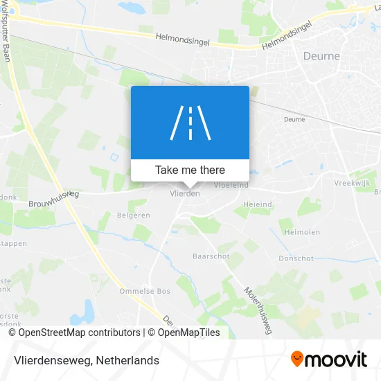 Vlierdenseweg map