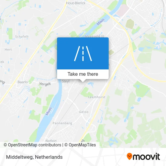 Middeltweg map