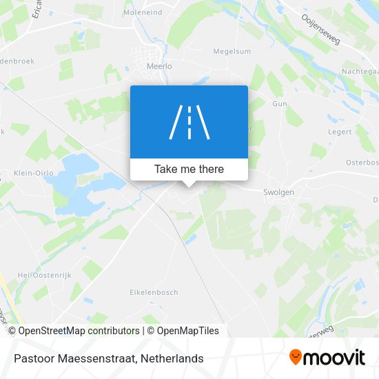Pastoor Maessenstraat map