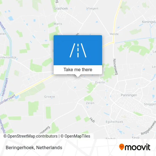 Beringerhoek map