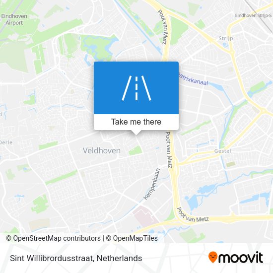Sint Willibrordusstraat map