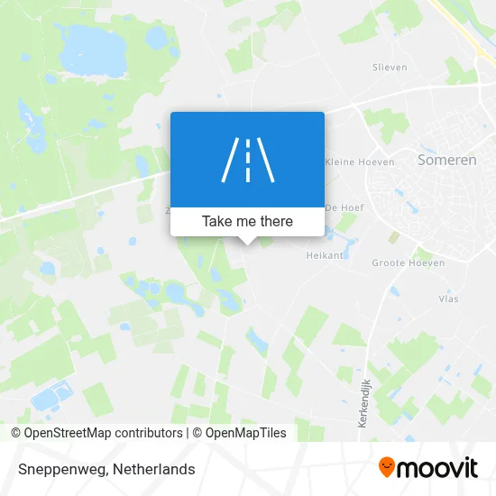 Sneppenweg map