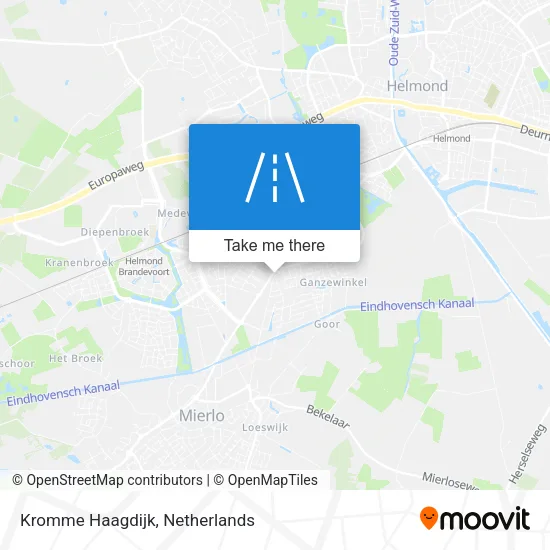 Kromme Haagdijk map