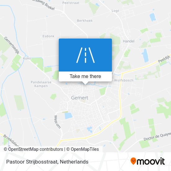 Pastoor Strijbosstraat map