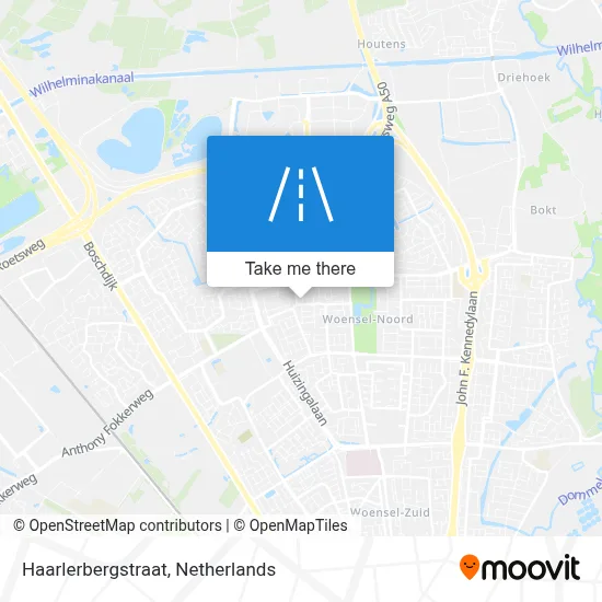 Haarlerbergstraat map