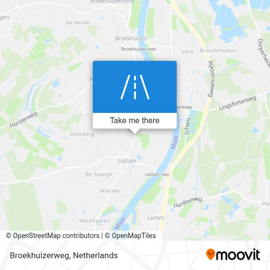 Broekhuizerweg map