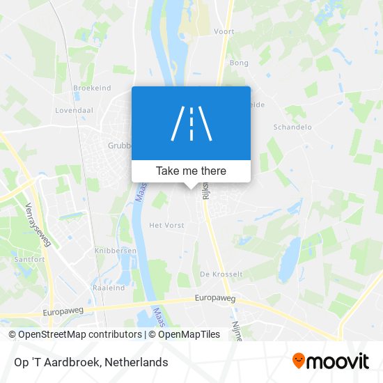 Op 'T Aardbroek map