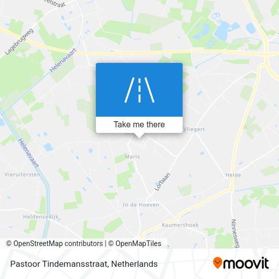 Pastoor Tindemansstraat map