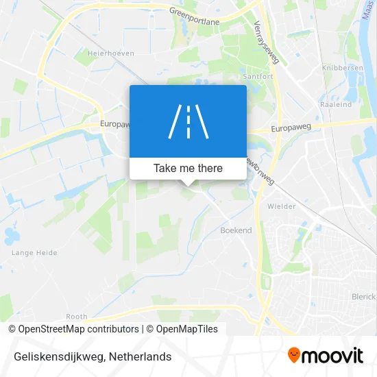 Geliskensdijkweg map