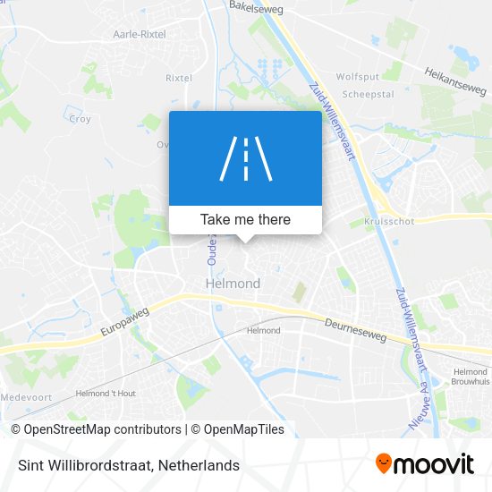 Sint Willibrordstraat map