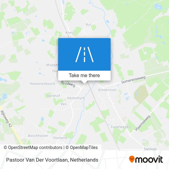 Pastoor Van Der Voortlaan map