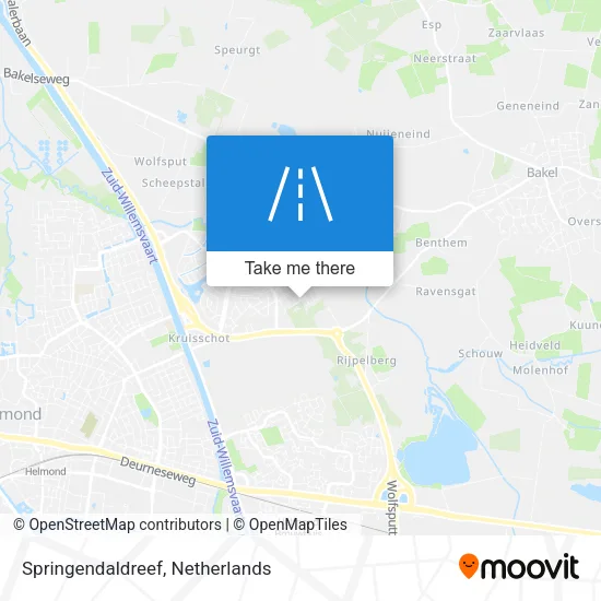 Springendaldreef map