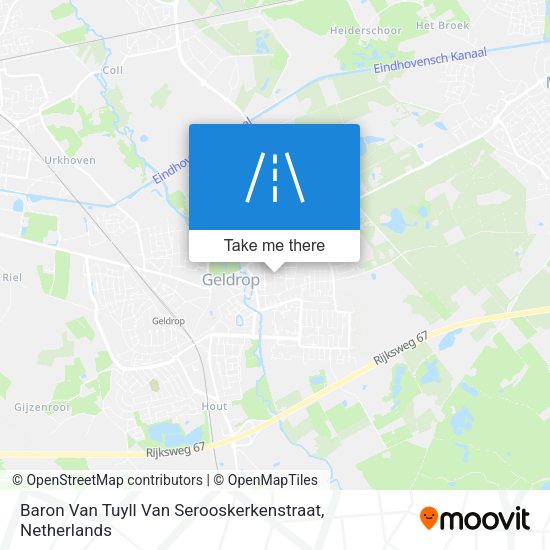Baron Van Tuyll Van Serooskerkenstraat map