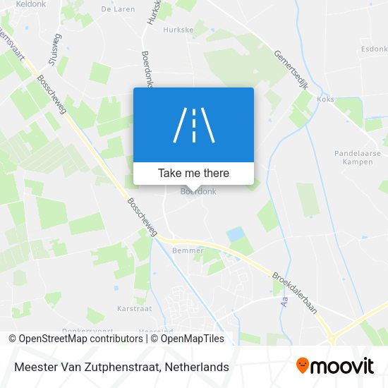 Meester Van Zutphenstraat map