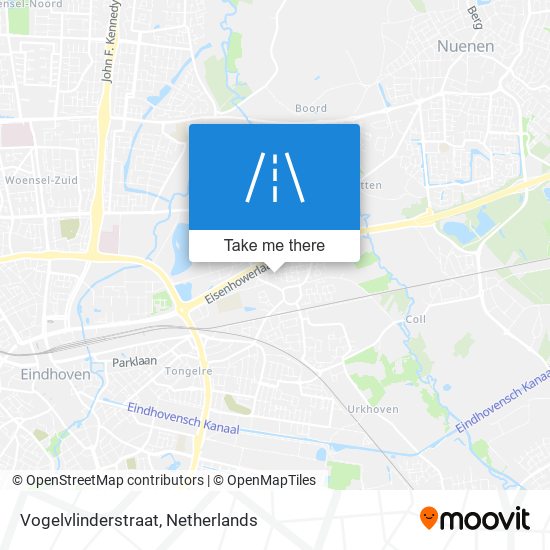 Vogelvlinderstraat map