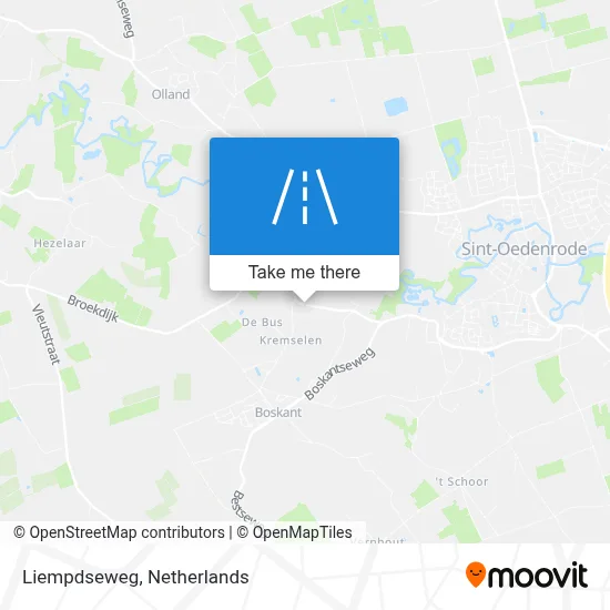 Liempdseweg map