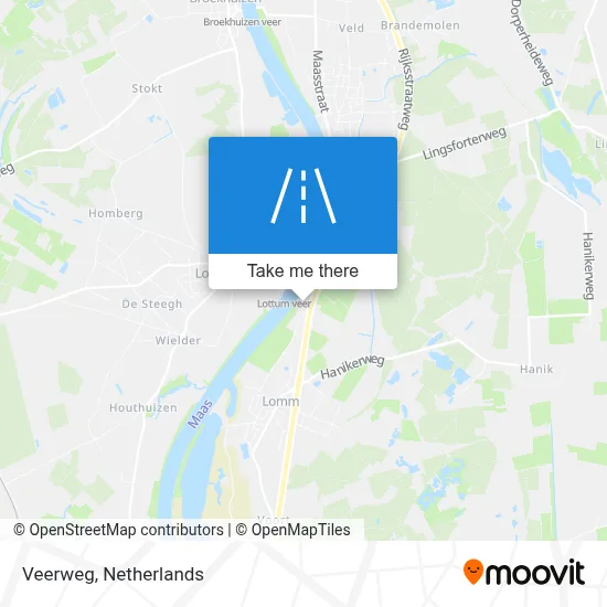 Veerweg map