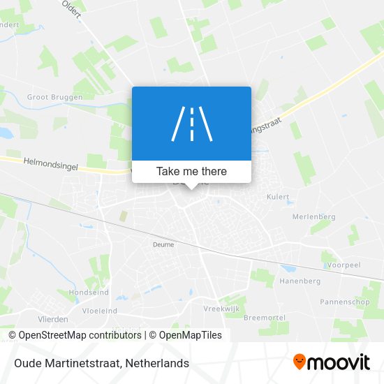 Oude Martinetstraat map