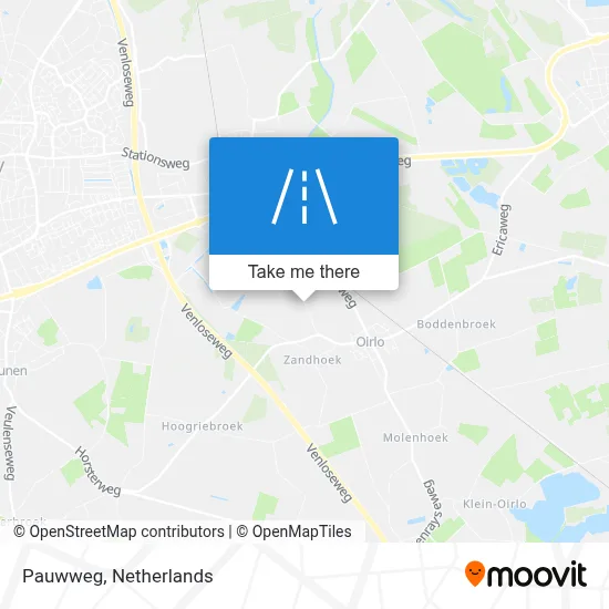 Pauwweg map