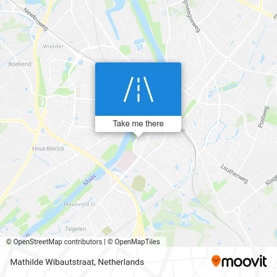 Mathilde Wibautstraat map