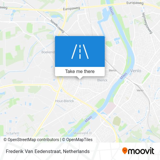 Frederik Van Eedenstraat map