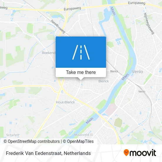 Frederik Van Eedenstraat map
