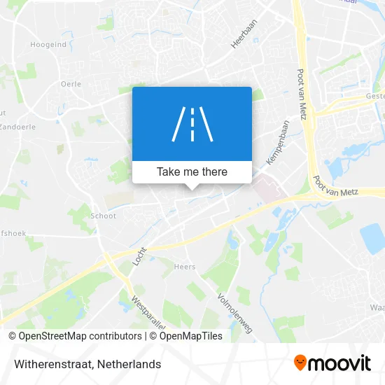 Witherenstraat Karte