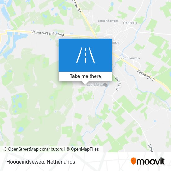 Hoogeindseweg map