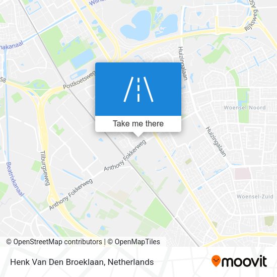 Henk Van Den Broeklaan map