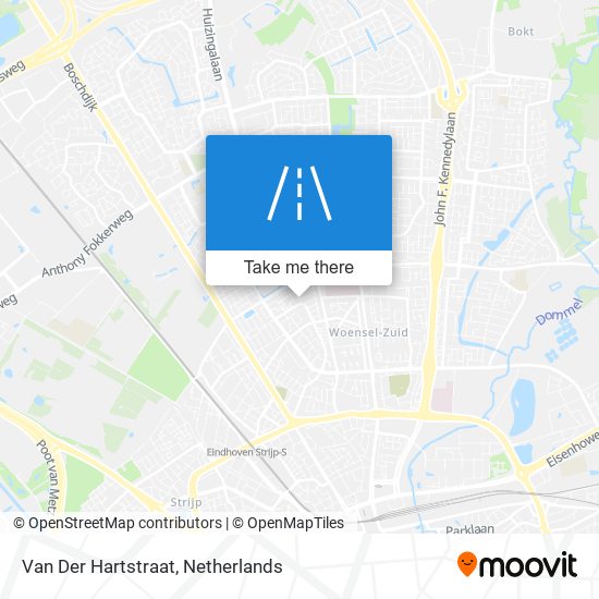 Van Der Hartstraat map
