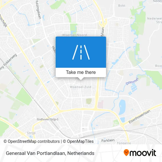 Generaal Van Portlandlaan Karte