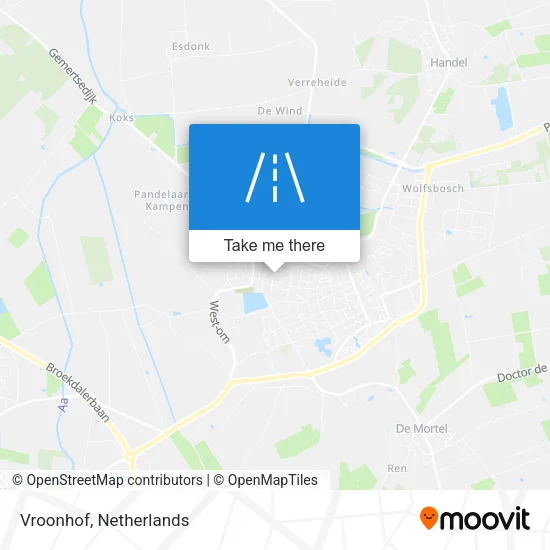 Vroonhof map
