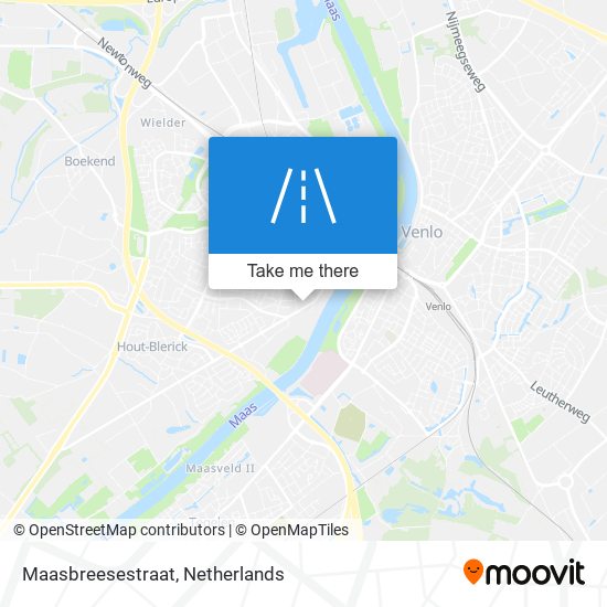 Maasbreesestraat map