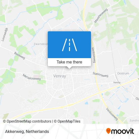 Akkerweg map