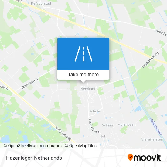 Hazenleger map