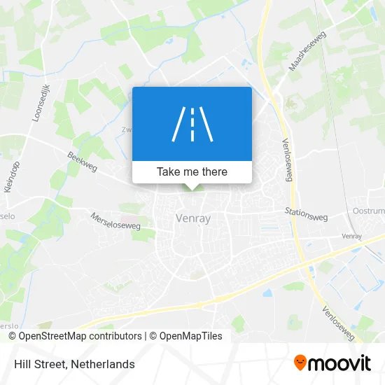 Heuvelstraat map