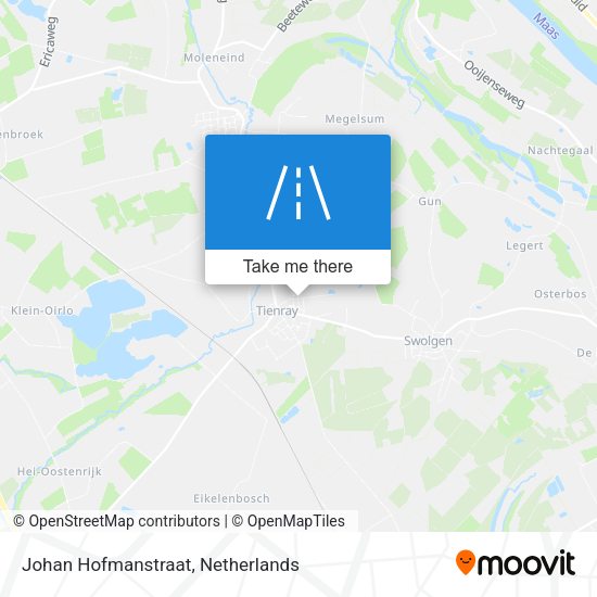 Johan Hofmanstraat map