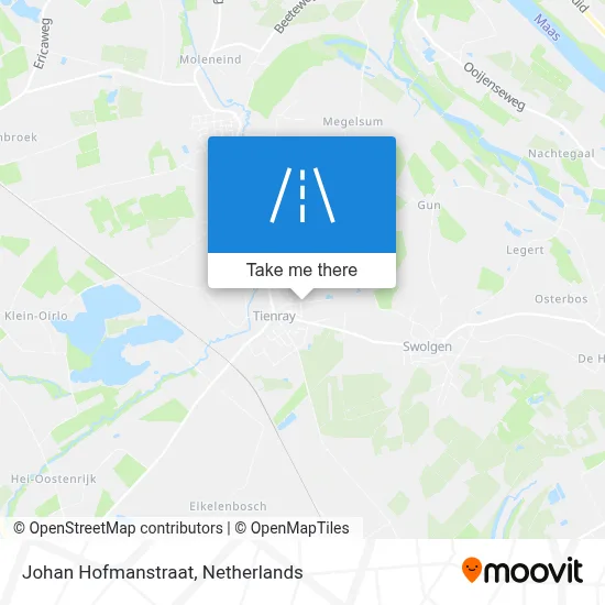 Johan Hofmanstraat map