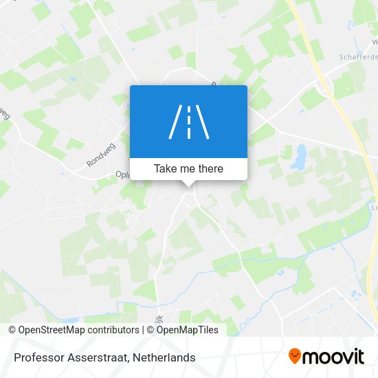 Professor Asserstraat map