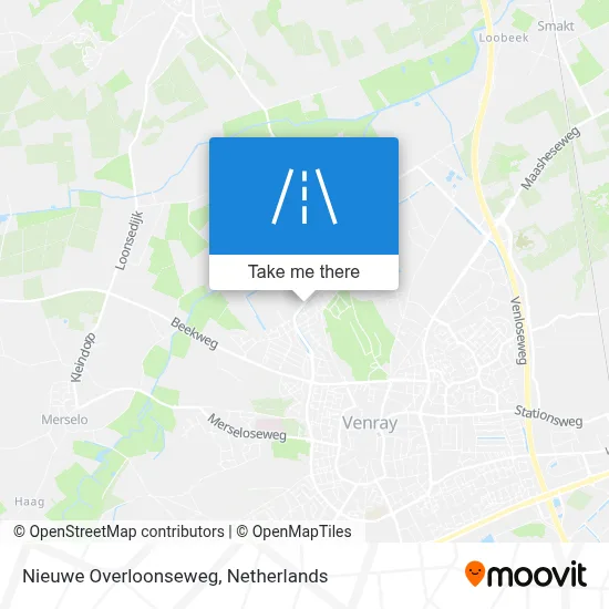 Nieuwe Overloonseweg map
