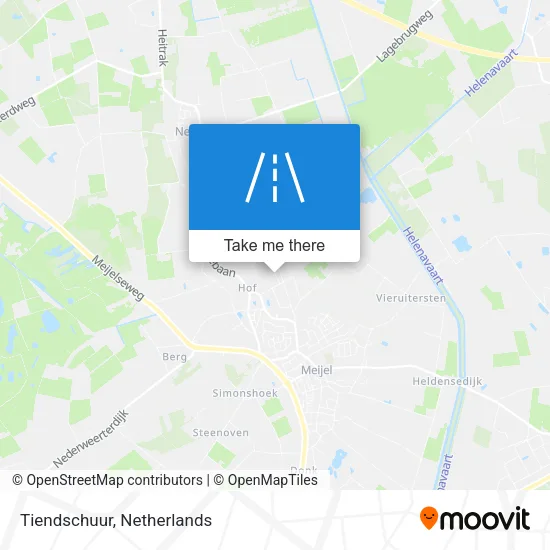 Tiendschuur map